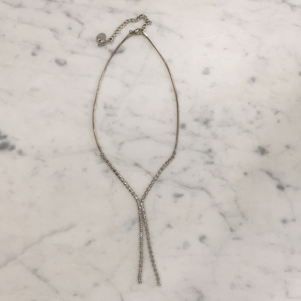 Claire's Rhinestone Sparkly Prom Choker Necklace